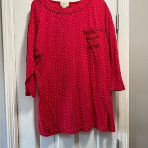 Victoria's Secret Red Polka Dot Nightgown